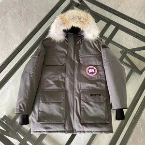 Canada Goose Expedition Parka Coat Down Jacket in Charcoal Gray